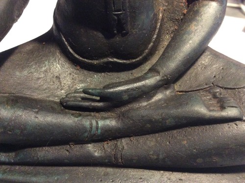 Buddha statuette bhumisparsha - buddha, "bhumisparsha