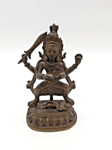Tibet bronzefigur mahakala - tibet,
