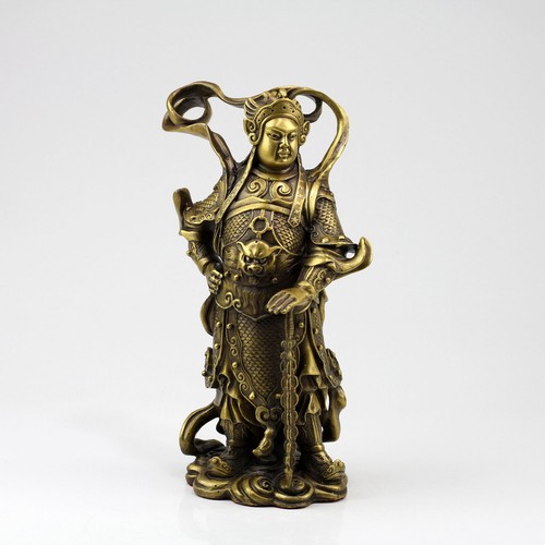 Messingfigur wei tuo - messingfigur,