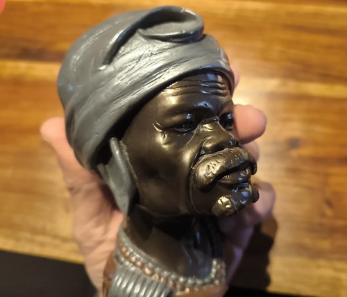 Bronze figur skulptur - figur, casper