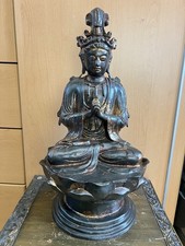 Schwere Bronze-Buddha-Statue