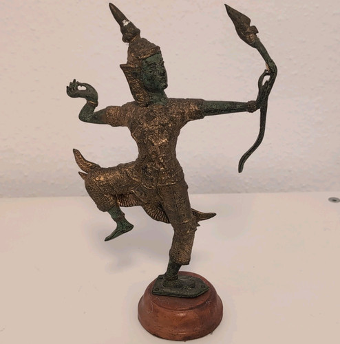 Südostasiatische bronze figur - südostasiatische, bronze-figur