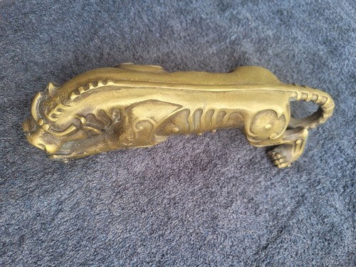 Figur raubtier aus bronze - raubtier,