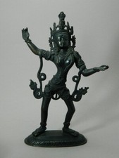 Bronzefigur Gottheit Skulptur