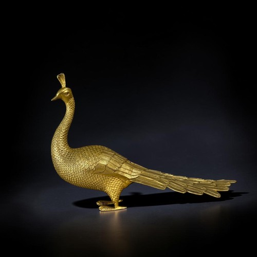 Prachtvoller pfau bronze - prachtvoller,