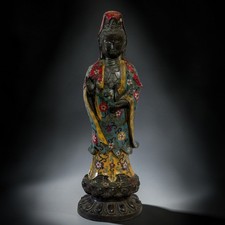 Guan Yin Bronze Figur China
