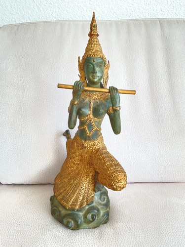 Vintage thai bronze figur - vintage,