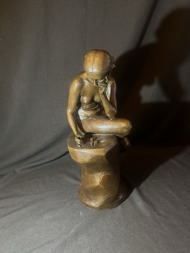 Bronze akt frau - frau, stein