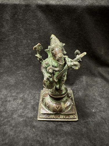 Ganesha figur bronze indisch - bronze,