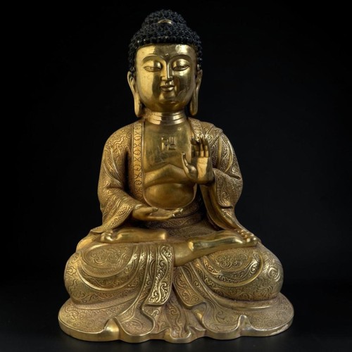 Bronze buddha figur cm - buddha, 27,5