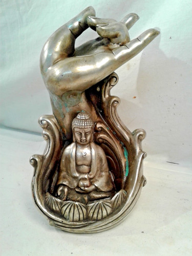 Bronze statuette buddha - bronze, statuette,buddha