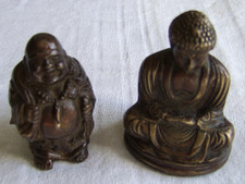 2 Buddha Skulpturen