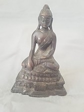 BUDDHISMUS BRONZEFIGUR  Buddha