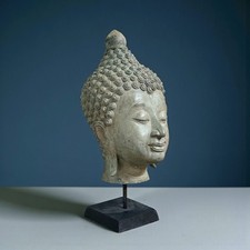 Bronze Buddha Kopf Thailand 34