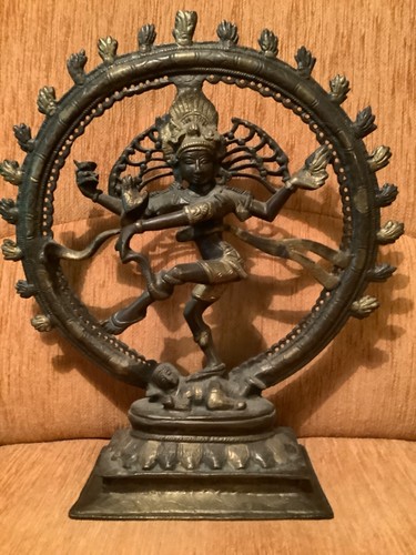 Große antike bronzefigur - große,