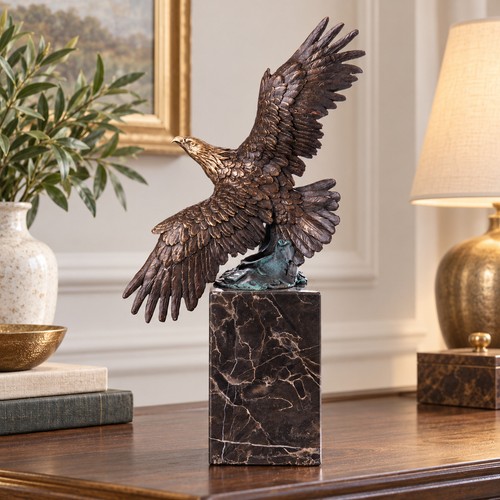 Bronze skulptur adler - adler, mit