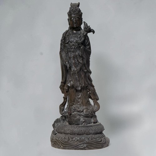 Buddha figur bronze guanyin - buddha,