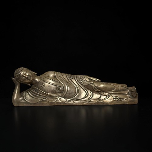 Liegender buddha bronze - liegender,