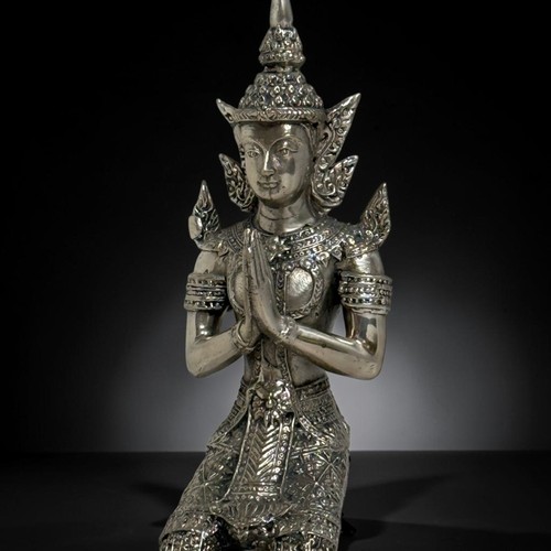 Thailand tempelwächter bronze - thailand,