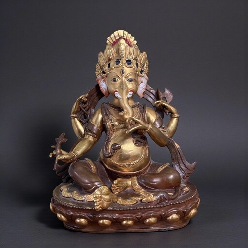 Ganesha bronze skulptur - ganesha,