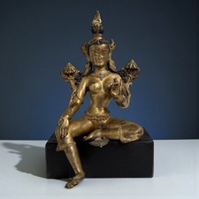 Grüne Tara Bronze Buddha