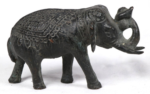 Bronze elefant khmer statue - bronze,