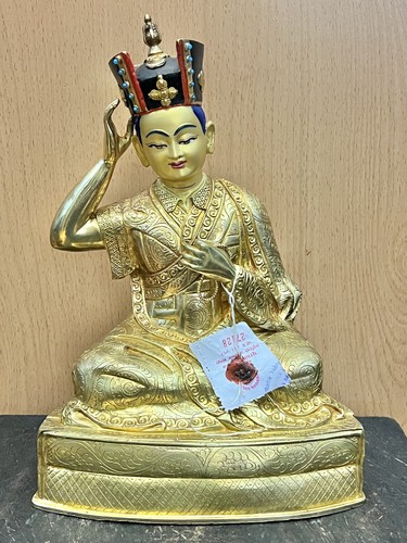 Feuervergoldete buddha statue - feuervergoldete, buddha-statue