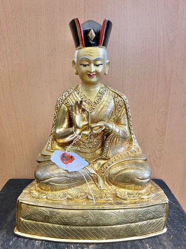 Feuervergoldete buddha statue - feuervergoldete, buddha-statue
