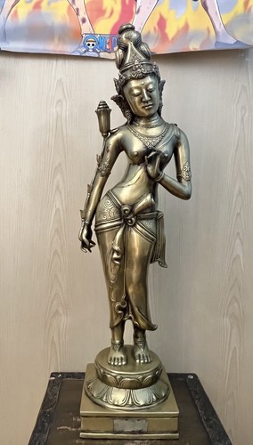 Große grüne tara statue aus - statue,