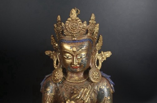 China bronze buddha - china,