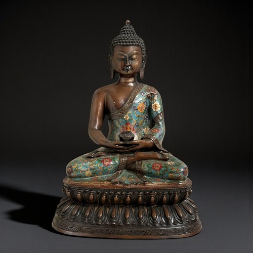 Buddha figur bronze china - buddha,