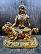 alter restvergoldete Bronze