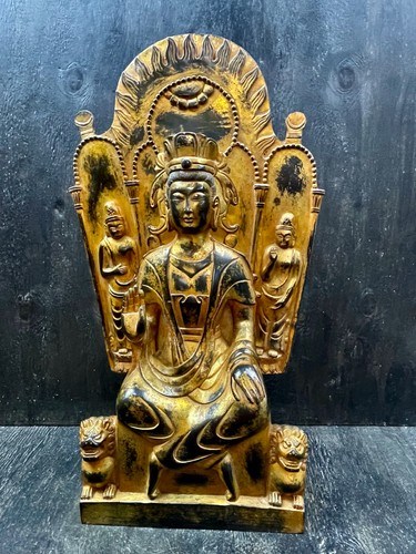 Alte tibetische tempel bronze - alte,