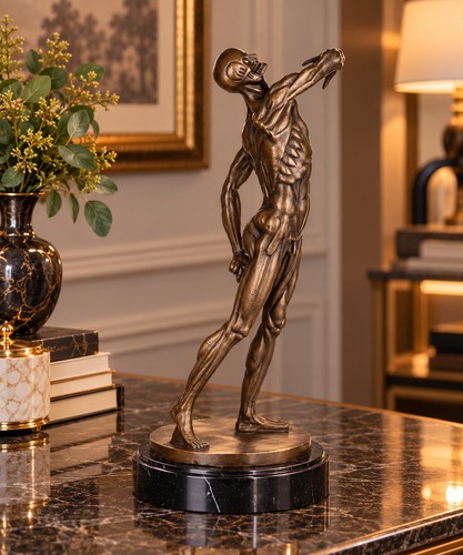Bronze skulptur anatomie des - bronze,