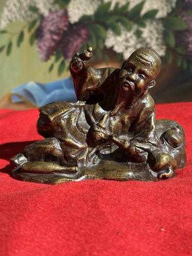 Bronze figur vintage - figur,