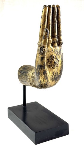 Vergoldete hand aus bronze - hand,