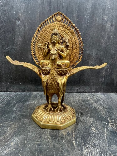 Rare tibetische bronze figur - tibetische, 4