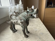Wächterlöwe Bronze Tibet