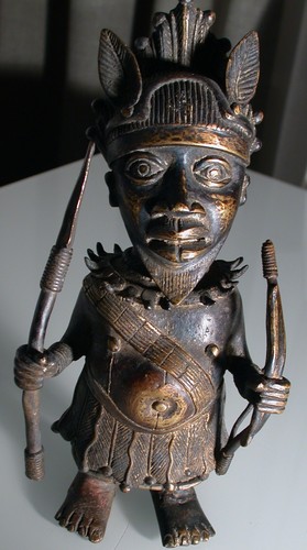 Bronzeskulptur afrika - -,